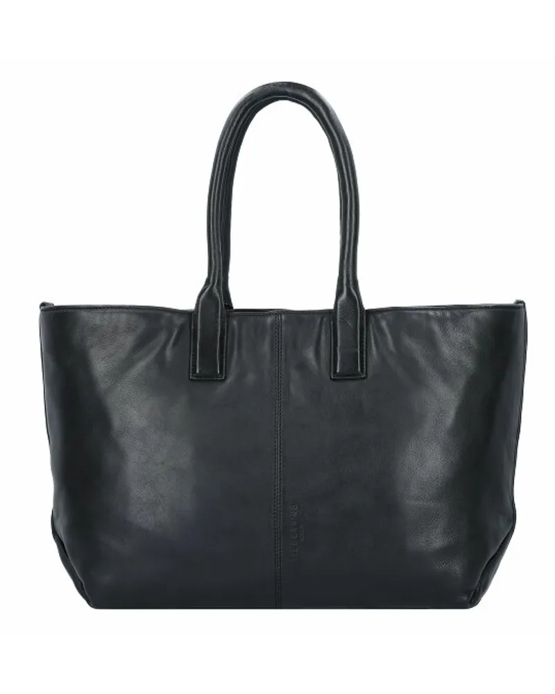 Liebeskind Noos Shopper Tasche Leder 35 cm black Schwarz