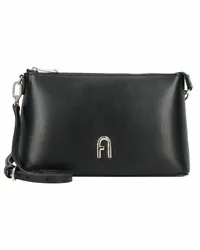 Furla Diamante Umhängetasche Leder 21 cm nero Schwarz