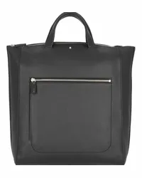 Montblanc Meisterstück Soft Grain Handtasche Leder 34 cm Laptopfach black Schwarz