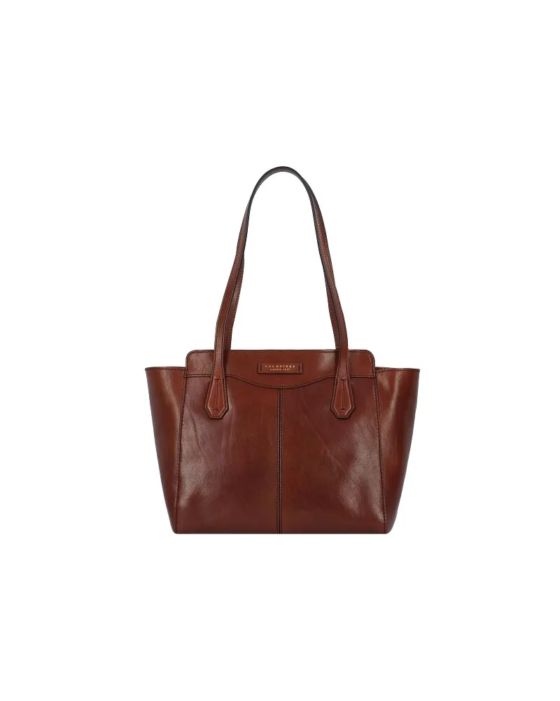 The Bridge Gloria Shopper Tasche Leder 30 cm marrone Braun