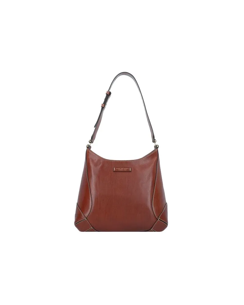 The Bridge Giorgia Schultertasche Leder 34 cm marrone Braun