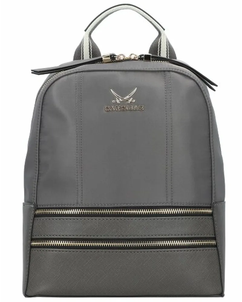 Sansibar City Rucksack 30 cm anthracite Grau