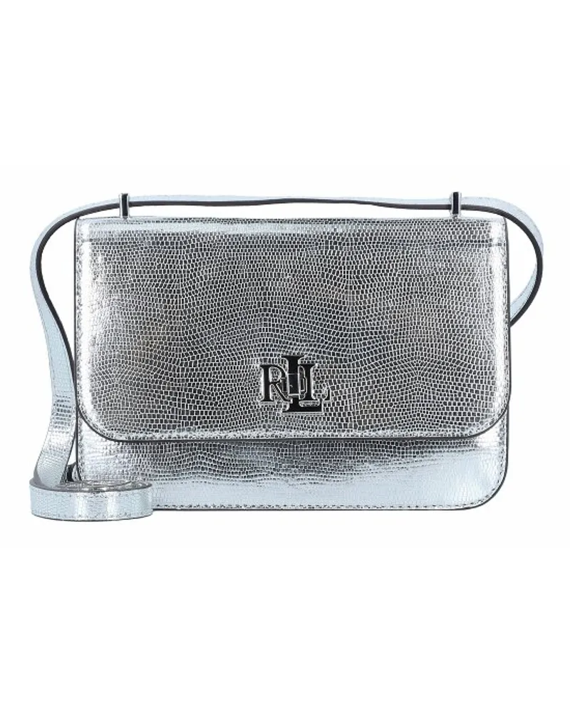 Ralph Lauren Sophee Umhängetasche Leder 22 cm polished silver Silberfarben