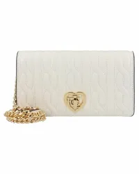 Ralph Lauren Clutch Tasche Leder 18 cm vanilla Beige