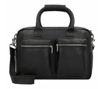 Little Bag Handtasche Leder 31 cm black