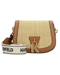 Karl Lagerfeld lock Umhängetasche Leder 21 cm natural-sudan brown Braun