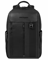 Piquadro Steve Rucksack RFID Schutz 46 cm Laptopfach black Schwarz