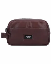 Piquadro Harper Kulturbeutel Leder dark brown Braun