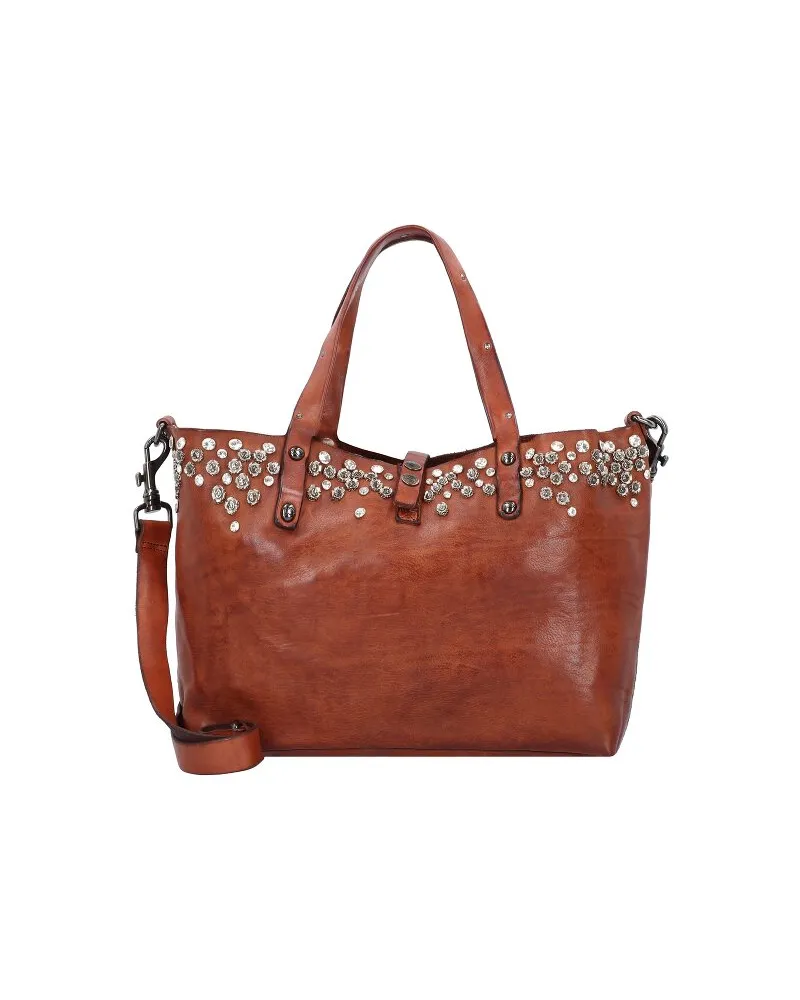 Campomaggi Bella di Notte Shopper Tasche Leder 36 cm cognac Braun