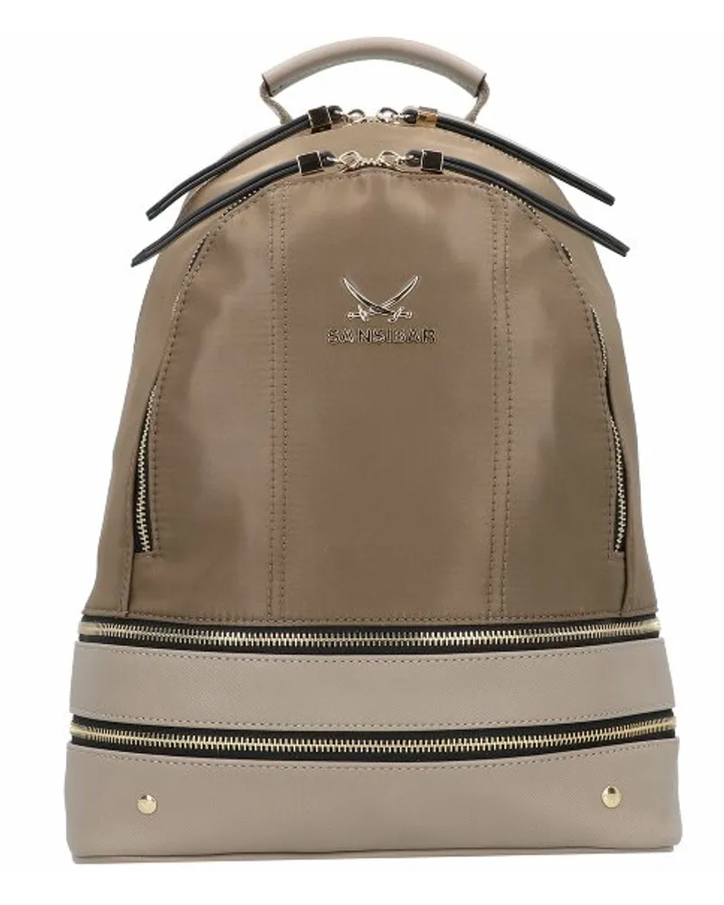 Sansibar City Rucksack taupe Braun