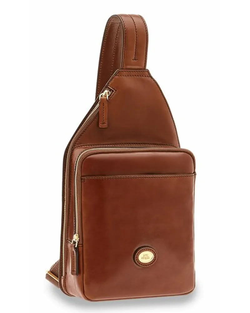 The Bridge Story Uomo Umhängetasche Leder 36 cm marrone Braun