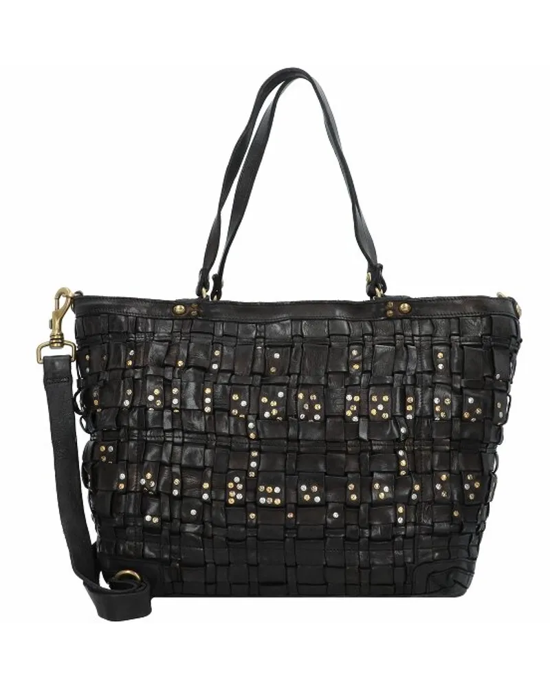 Campomaggi Edera Shopper Tasche Leder 46 cm nero Schwarz