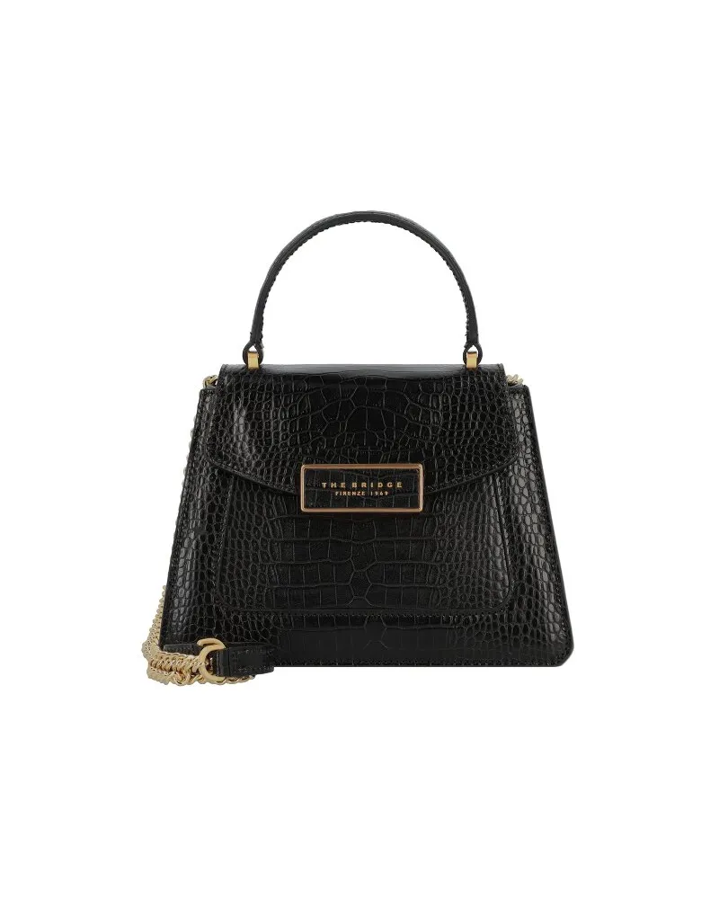 The Bridge Ginerva W Handtasche Leder 20 cm nero Schwarz