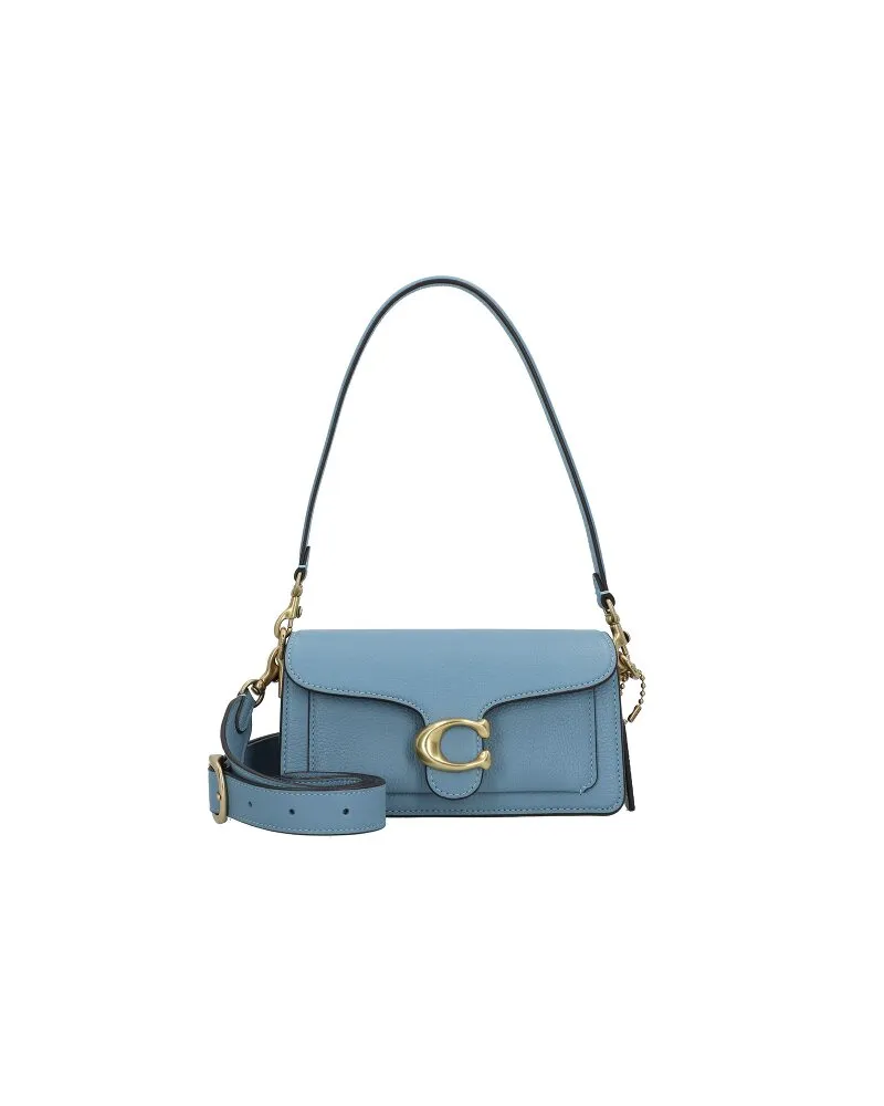 Coach Tabby Schultertasche Leder 20 cm bluebell Blau