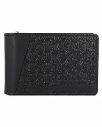 Davidoff Icon Kreditkartenetui RFID Schutz Leder 11.5 cm black Schwarz