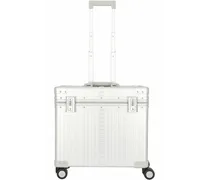 4-Rollen Pilotentrolley 44,5 cm platinum