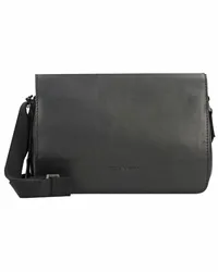 Greenburry Pure Black Umhängetasche Leder 25 cm black Schwarz