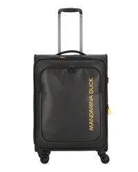 Mandarina Duck Eco Coated 4 Rollen Trolley M 67 cm black Schwarz