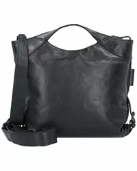 Aunts & Uncles Grandma's Luxury Club Mrs. Pop Corn Handtasche Leder 26 cm blacksmoke Schwarz