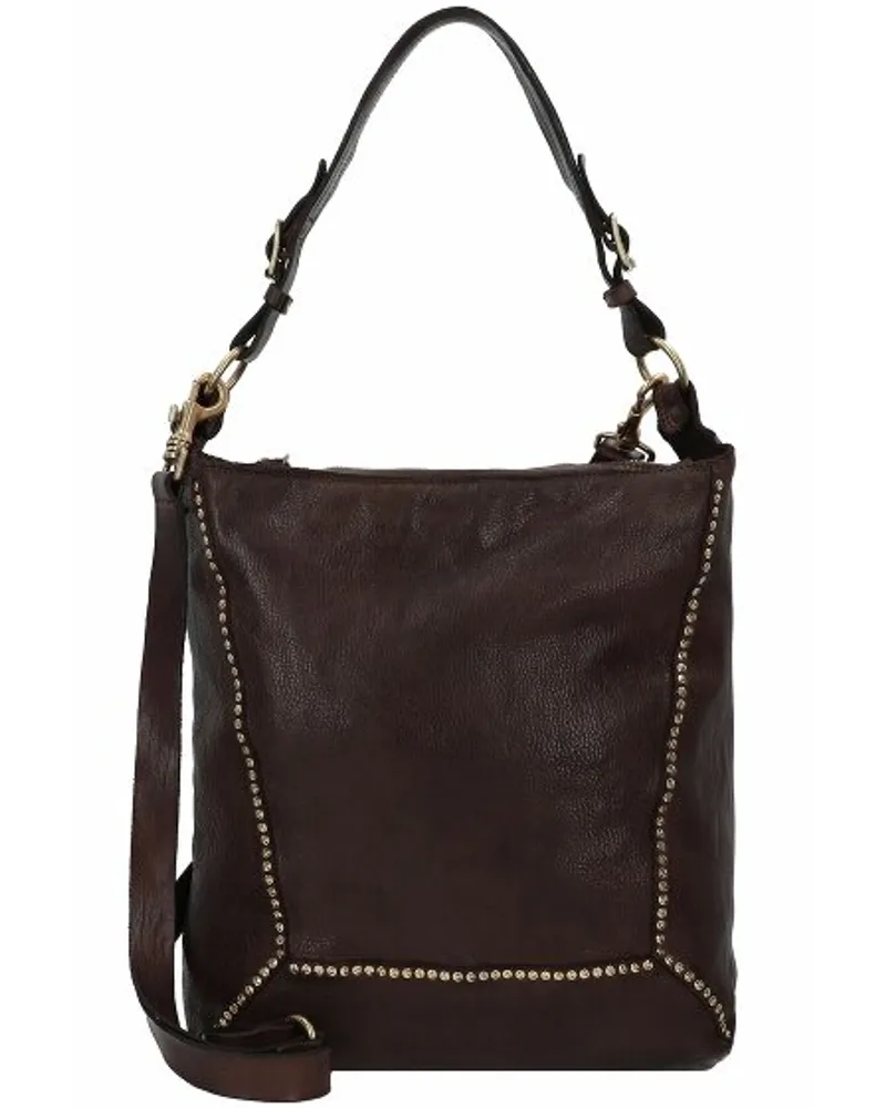 Campomaggi Schultertasche Leder cognac Braun