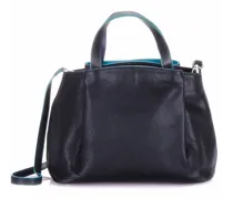 Handtasche Leder 28 cm black/pace