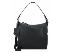 Lush Lucy Schultertasche Leder 30 cm beau black