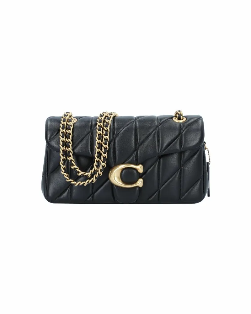 Coach Tabby Schultertasche Leder 26 cm black Schwarz