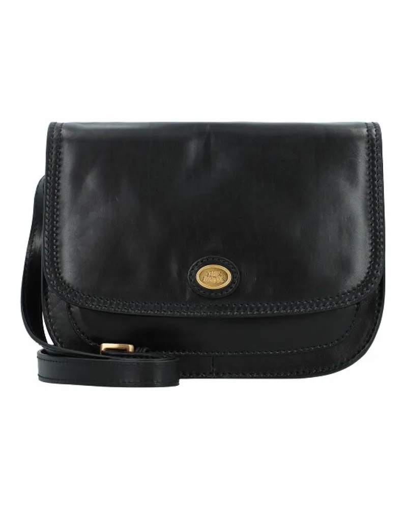 The Bridge Story Donna Umhängetasche III Leder 27 cm nero-gold Schwarz