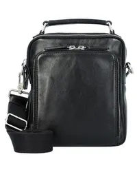 Picard Buddy Schultertasche Leder Schwarz