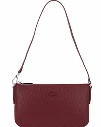 Lacoste Chantaco Schultertasche Leder zin Rot