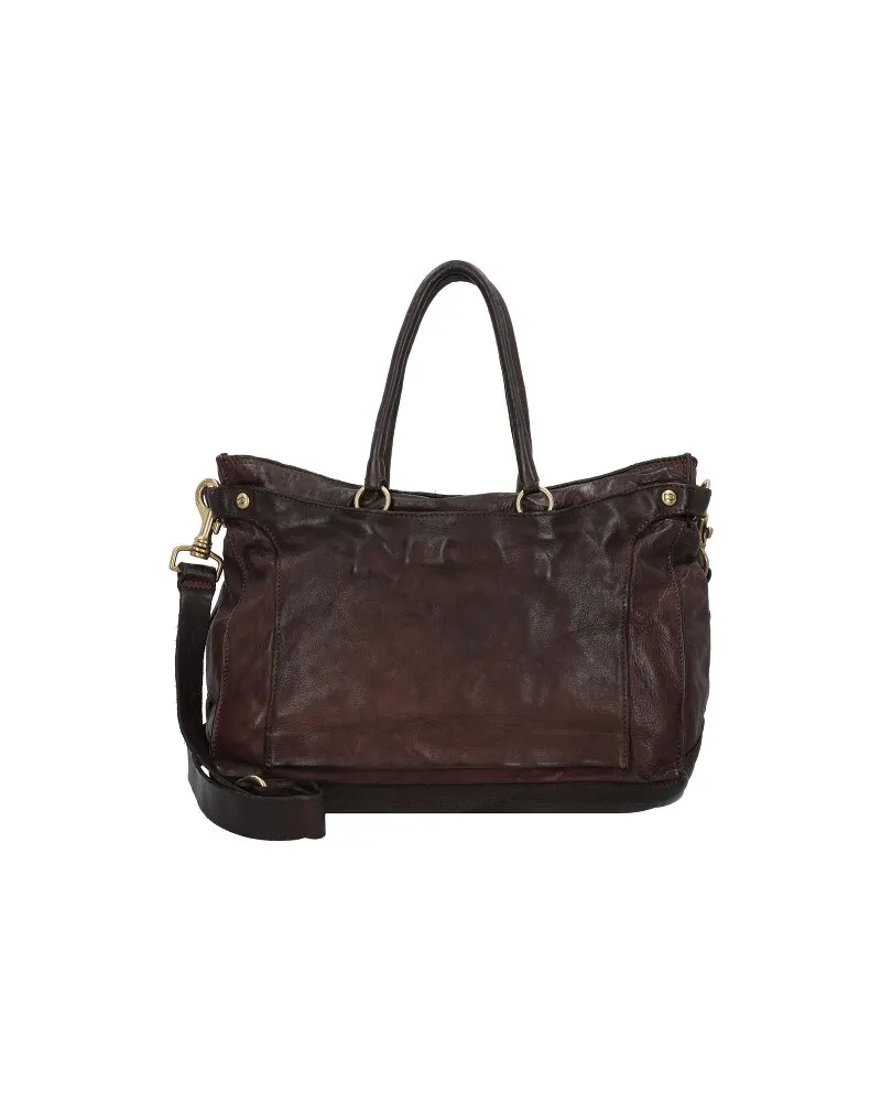 Campomaggi Mogano Handtasche Leder cognac Braun