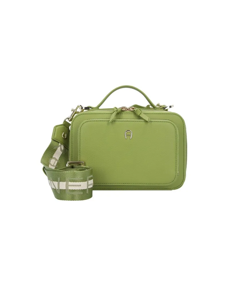 Aigner Zita Handtasche Leder 22 cm pistachio green Gruen