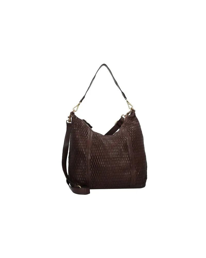 Campomaggi Mangrovia Schultertasche Leder 35 cm cognac Braun
