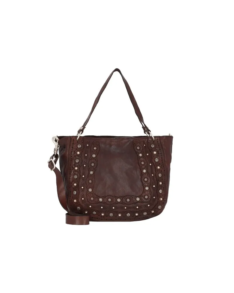 Campomaggi Shopper Tasche Leder 34 cm moro Braun