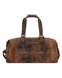 Greenland Nature Classic Weekender Reisetasche Leder 54 cm brown Braun