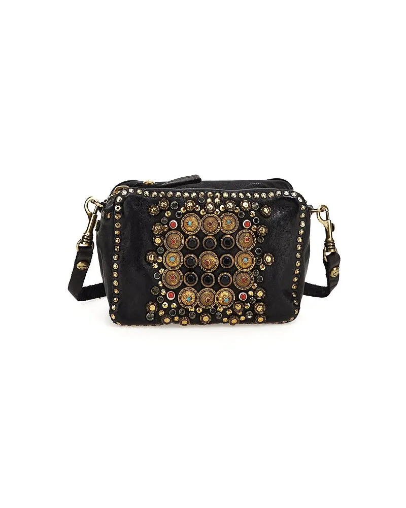 Campomaggi Ribes Umhängetasche Leder 20 cm nero Schwarz