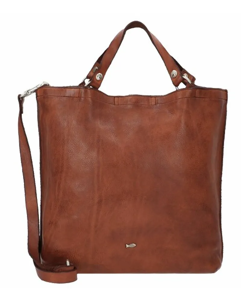 Campomaggi Handtasche Leder 30 cm cognac Braun