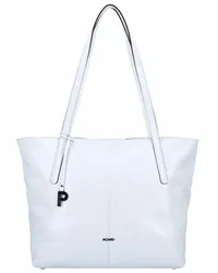 Picard Himalaya Schultertasche Leder 40 cm white lily Weiss