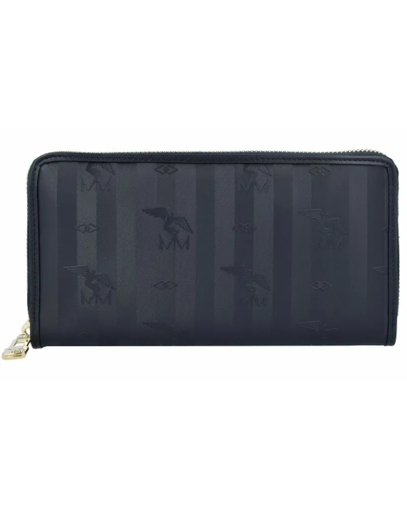 Maison Mollerus Vinerus Clariden Geldbörse 19 cm black / gold Schwarz