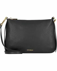 Coccinelle Magie Umhängetasche Leder 27 cm noir Schwarz