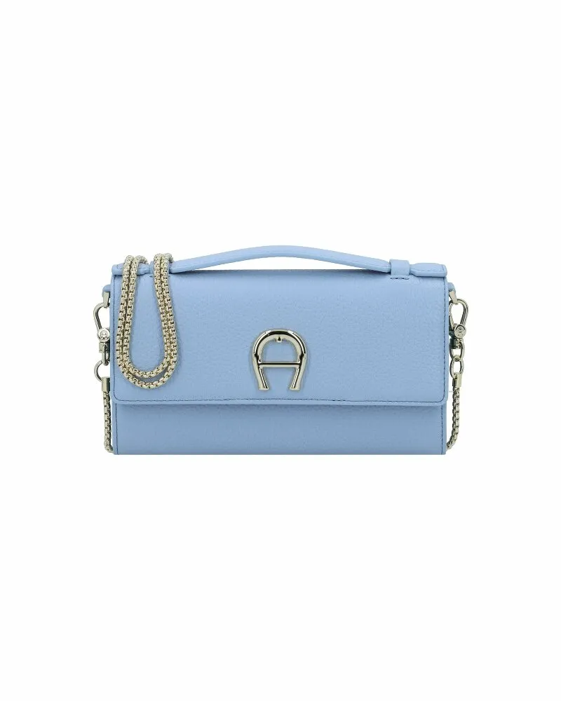 Aigner Fashion Clutch Geldbörse Leder 19 cm glaze blue Blau