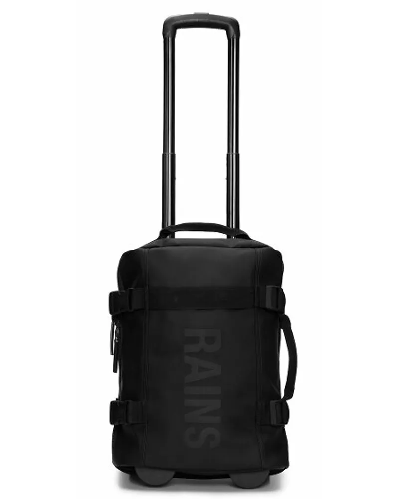 RAINS Texel 2 Rollen Kabinentrolley 45 cm Black Schwarz