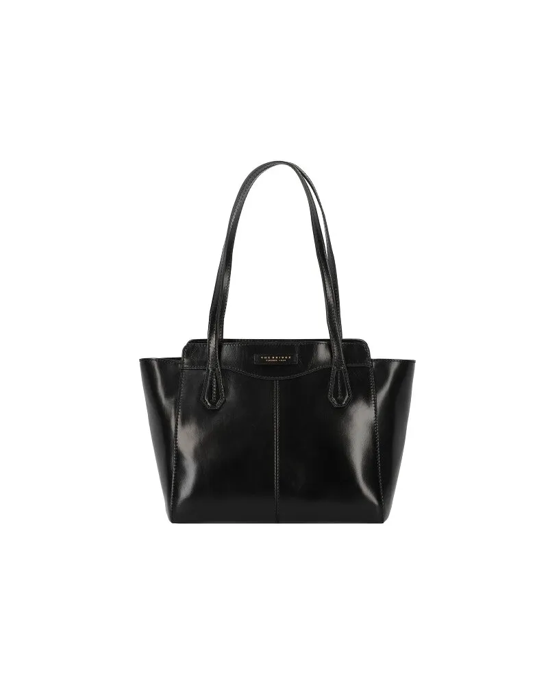 The Bridge Gloria Shopper Tasche Leder 30 cm nero Schwarz