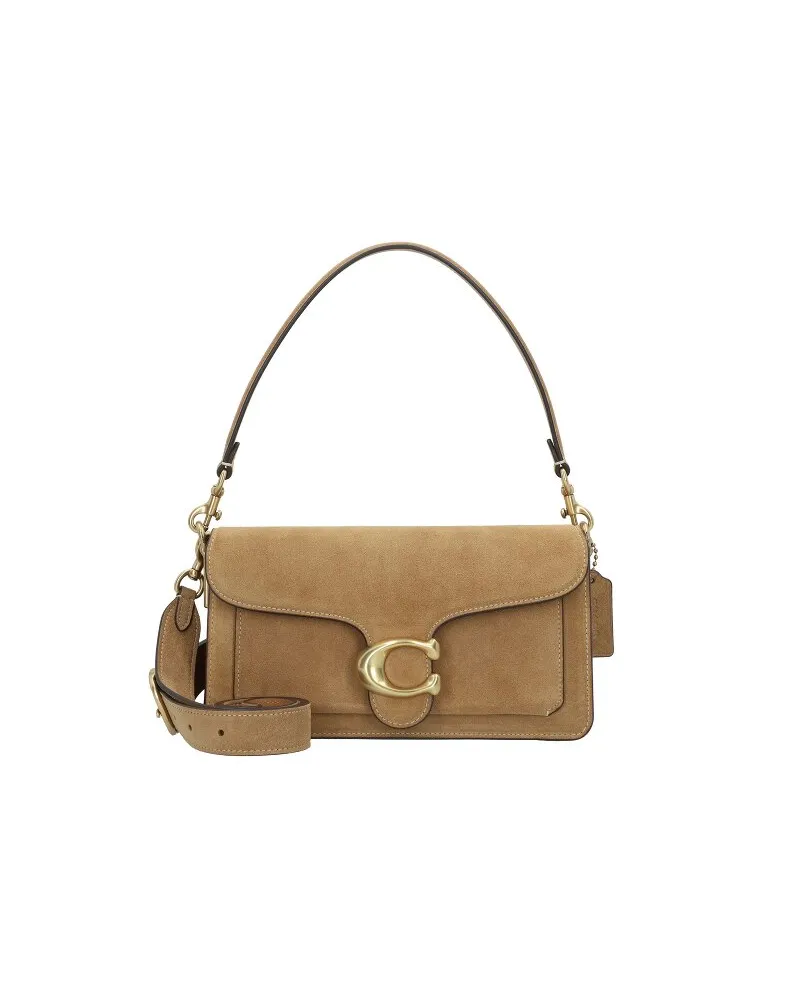 Coach Tabby Schultertasche Leder 26 cm sand Braun