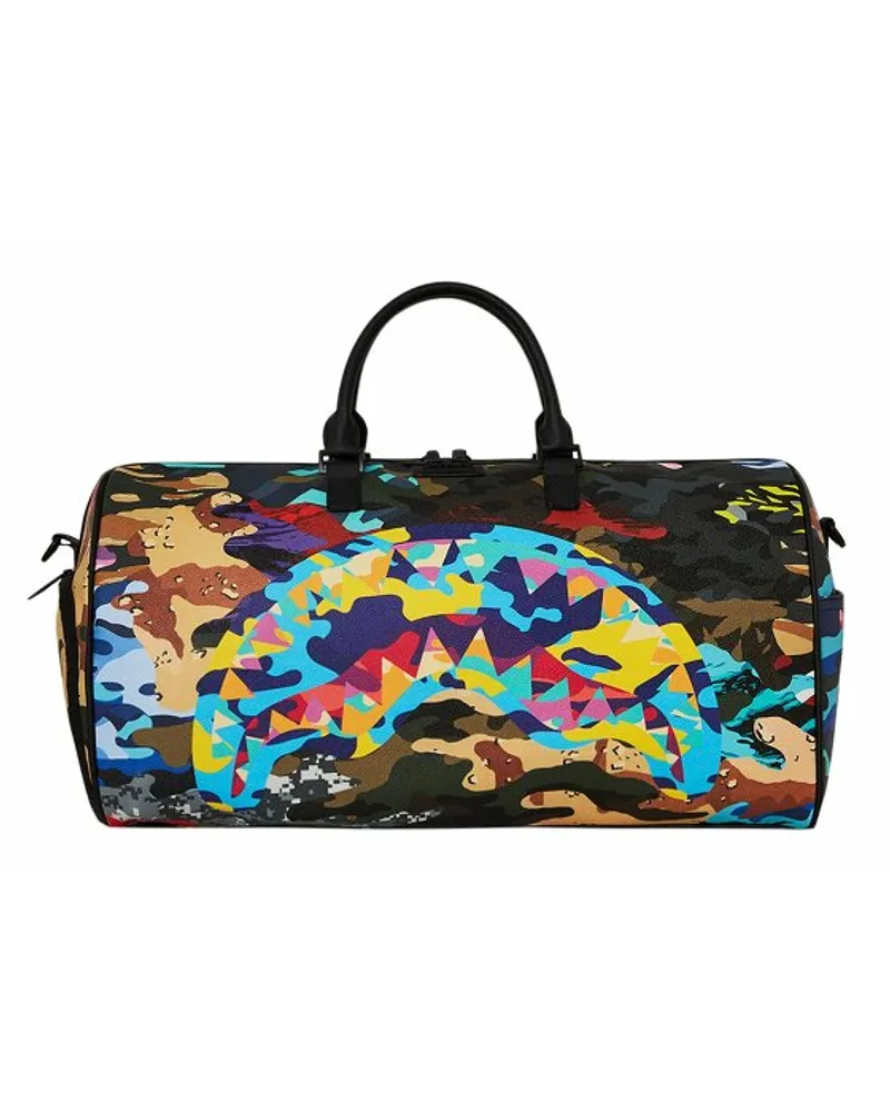 Sprayground Sliced And Diced Camo Weekender Reisetasche 50 cm mehrfarbig Schwarz