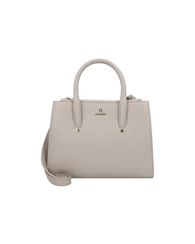 Aigner Ivy Handtasche Leder 28 cm alpaca Beige