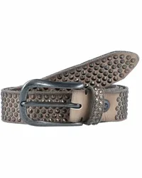 b.belt Nietengürtel Leder chocolate brown Braun