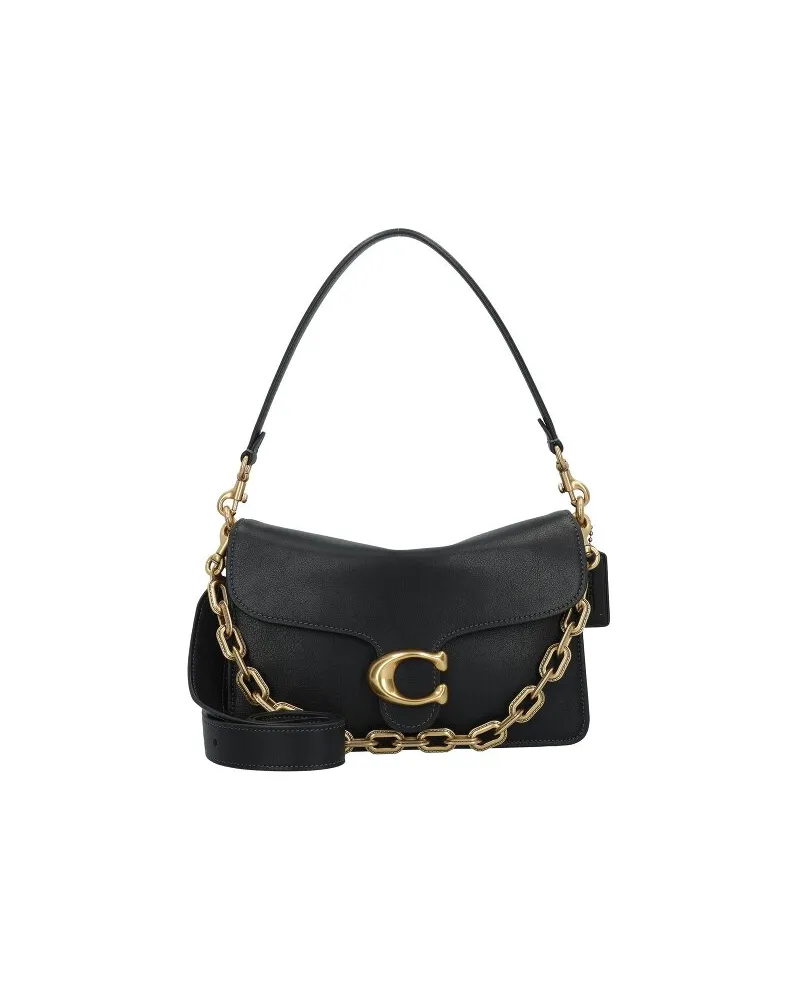 Coach Tabby Schultertasche Leder 26 cm black Schwarz