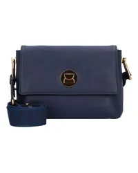 Coccinelle Liya Signature Umhängetasche Leder 25 cm royal blue Blau