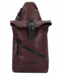 Piquadro Harper Umhängetasche RFID Leder 38 cm dark brown Braun